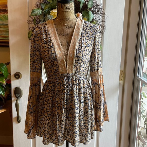 Free People Dresses & Skirts - Free People Once Upon A Summertime Boho Romper